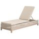 Tropez Beige Performance Fabric Outdoor Chaise Lounge