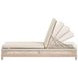 Tropez Beige Performance Fabric Outdoor Chaise Lounge
