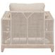 Tropez Beige Performance Fabric Outdoor Sofa Chair
