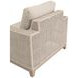 Tropez Beige Performance Fabric Outdoor Sofa Chair