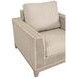 Tropez Beige Performance Fabric Outdoor Sofa Chair