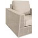 Tropez Beige Performance Fabric Outdoor Swivel Rocker Sofa Chair