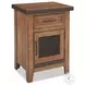Taos Canyon Brown 1 Drawer Nightstand