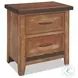 Taos Canyon Brown 2 Drawer Nightstand