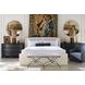 Tara Shaw Cream Performance Linen King Upholstered Saint Germain Sleigh Bed