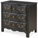 Tara Shaw French Ebonized Noir 3 Drawer Louis Xiv Nightstand