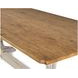 Tara Shaw Tuscan Oak and Aged White 96" Rectangular Lucca I Dining Table