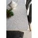 Tara Shaw Tuscan Aged White 120" Rectangular Marble Top Lucca Ii Dining Table