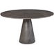 Tara Shaw Smokey Gray 54" Round Pontchartrain Dining Table