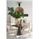 Tara Shaw Smokey Gray 54" Round Pontchartrain Dining Table