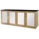 Tara Shaw Black and Gold 4 Door Le Marais Credenza