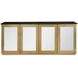 Tara Shaw Black and Gold 4 Door Le Marais Credenza