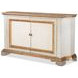 Tara Shaw Italian Painted and Gold 2 Door Vincent Credenza