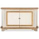 Tara Shaw Italian Painted and Gold 2 Door Vincent Credenza