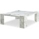 Tara Shaw Cream and Gray Square Sainte Chapelle Cocktail Table