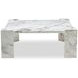 Tara Shaw Cream and Gray Square Sainte Chapelle Cocktail Table