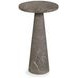 Tara Shaw Gray Round Petite Pontchartrain Accent Table