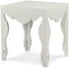 Tara Shaw French White Plaster Rectangular Sven Lamp Table