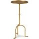 Tara Shaw Gold Round Petite Parisian Accent Table