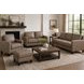 Arden Taupe Leather 60" Loveseat
