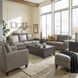 Arden Taupe Leather 60" Loveseat
