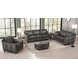 Bexley Ash Leather Living Room Set with Nailhead Trim