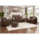 Danforth Caramel Leather Living Room Set