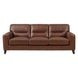 Elwyn Cranberry Leather Living Room Set