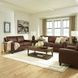 Halwyn Pecan Leather 65" Loveseat