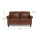 Lachlan Pecan Leather 60" Loveseat