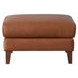Kona Nutmeg Leather Upholstered Rectangular Ottoman