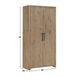 Orinda Brown 2 Door Curio Cabinet