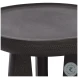 Nala Black Nickel Side Table