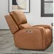 Belmont Lyric Caramel Leather Zero Gravity Power Recliner with USB Charging