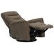 Gemini Snazzy Shiitake Manual Swivel Glider Recliner