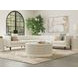 Tulane White Round Chairside Table