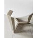 Axiom Linear Grey And White Plaster Round Chairside Table