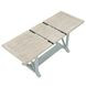 Darcy Beige and Mint Green 82" Extendable Rectangular Counter Height Table