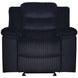 Willow Black Living Room Set with Dual Recliner