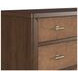 Verge Handcrafted Walnut 5 Drawer Chest