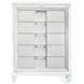 Charlotte White Upholstered Platform Bedroom Set With Storage Footboard