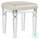 Charlotte White Upholstered Platform Bedroom Set With Storage Footboard