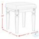 Charlotte White Upholstered Platform Bedroom Set With Storage Footboard