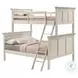 San Mateo Youth Rustic White Twin Over Full Bunk Bed