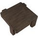 Salina Espresso Square Occassional Table Set