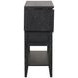 Sable Crest Black Extendable Drop Leaf Server