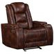 Chester Brown Power Reclining Living Room Set with USB Charging and LED