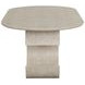 Gwendolyn Cerused Taupe 86" Oval Dining Table