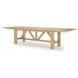 XXXs and OOOs Amber 124" Extendable Rectangular Trestle Dining Table