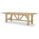 XXXs and OOOs Amber 124" Extendable Rectangular Trestle Dining Table